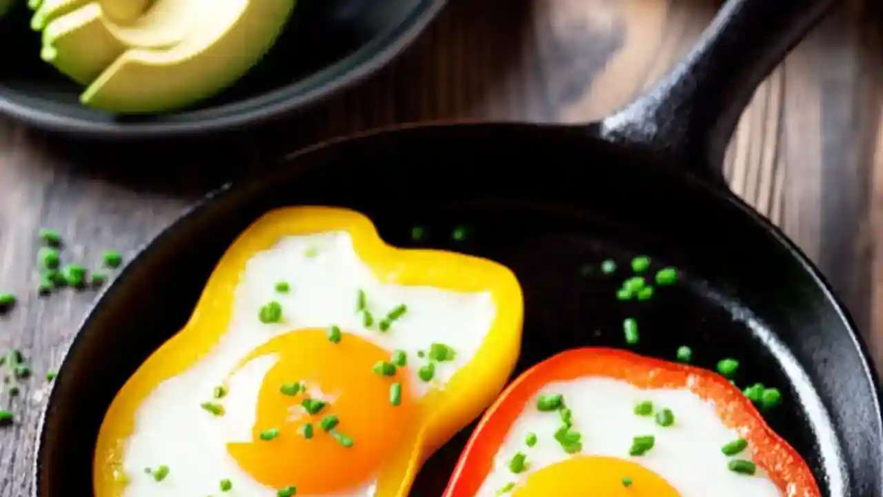 How to Make Perfect Eggs in Bell Pepper Rings